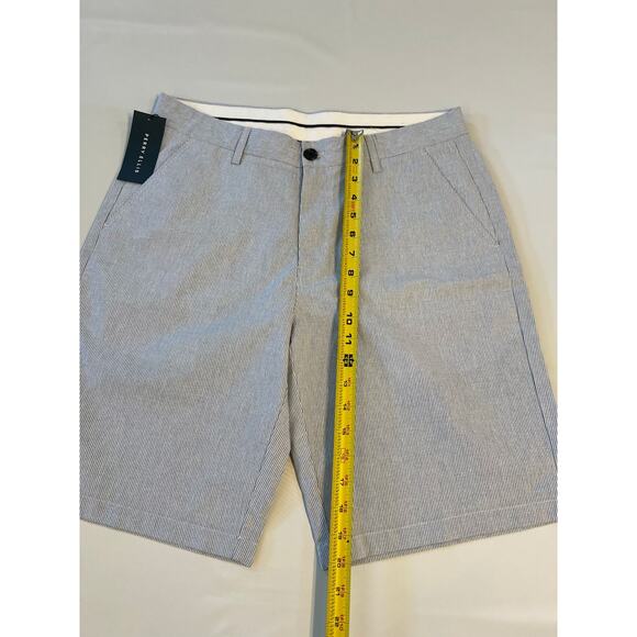 NWT Perry Ellis Pinstripe Slim Fit Shorts Mens 32 9" Inseam Quiet Luxury Preppy - Picture 4 of 14